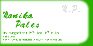 monika pales business card